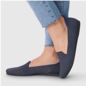Rothy's Navy Blue Heather -Retired- Color Flats Size 7.5
